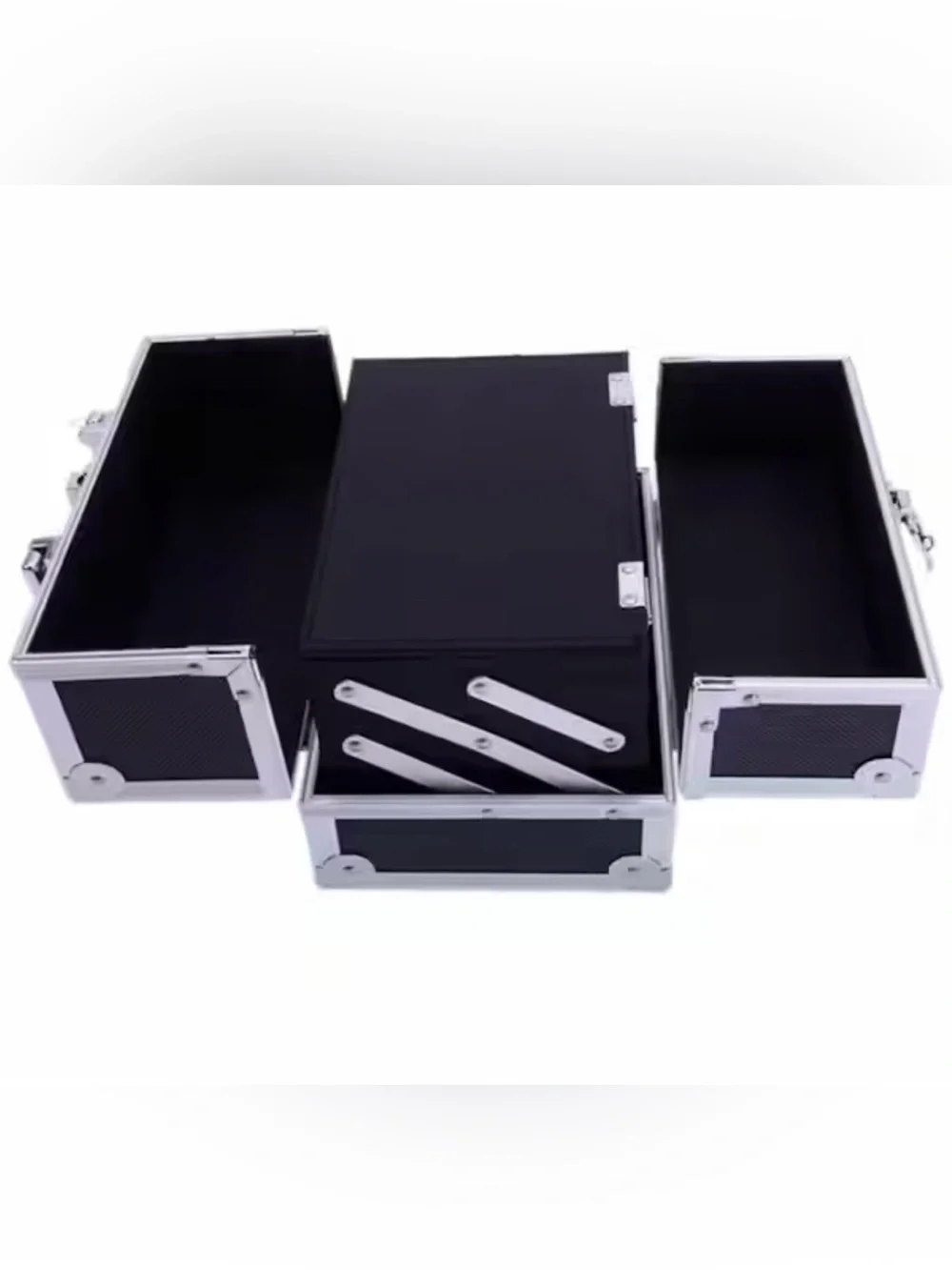 7/$70 Bundle Vanity Makeup Organizer Train Travel Lock/Key Case Aluminum 🔖